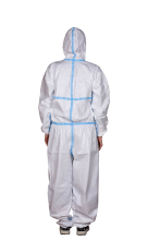 taped coverall back