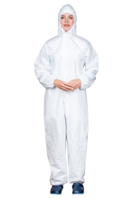Protective coverall front